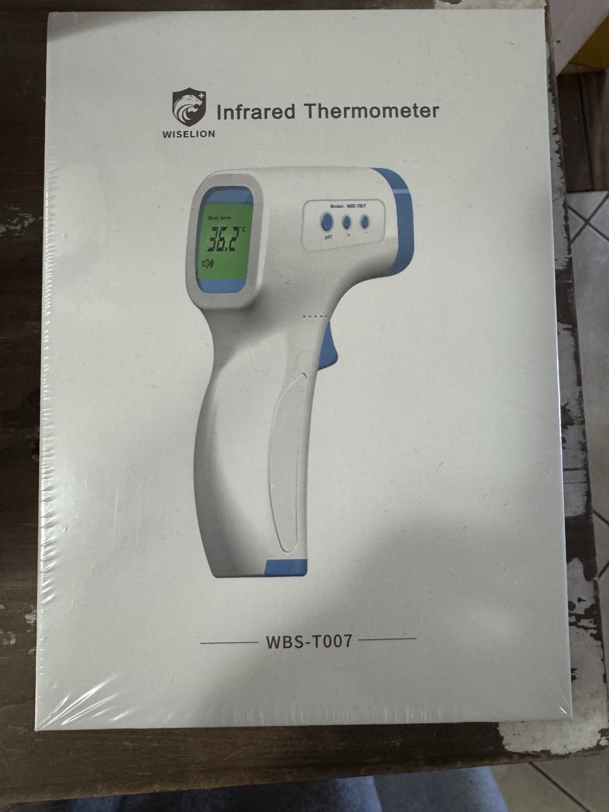 Wiselion Infrared Digital Thermometer WBS-T007; Brand New - Sealed