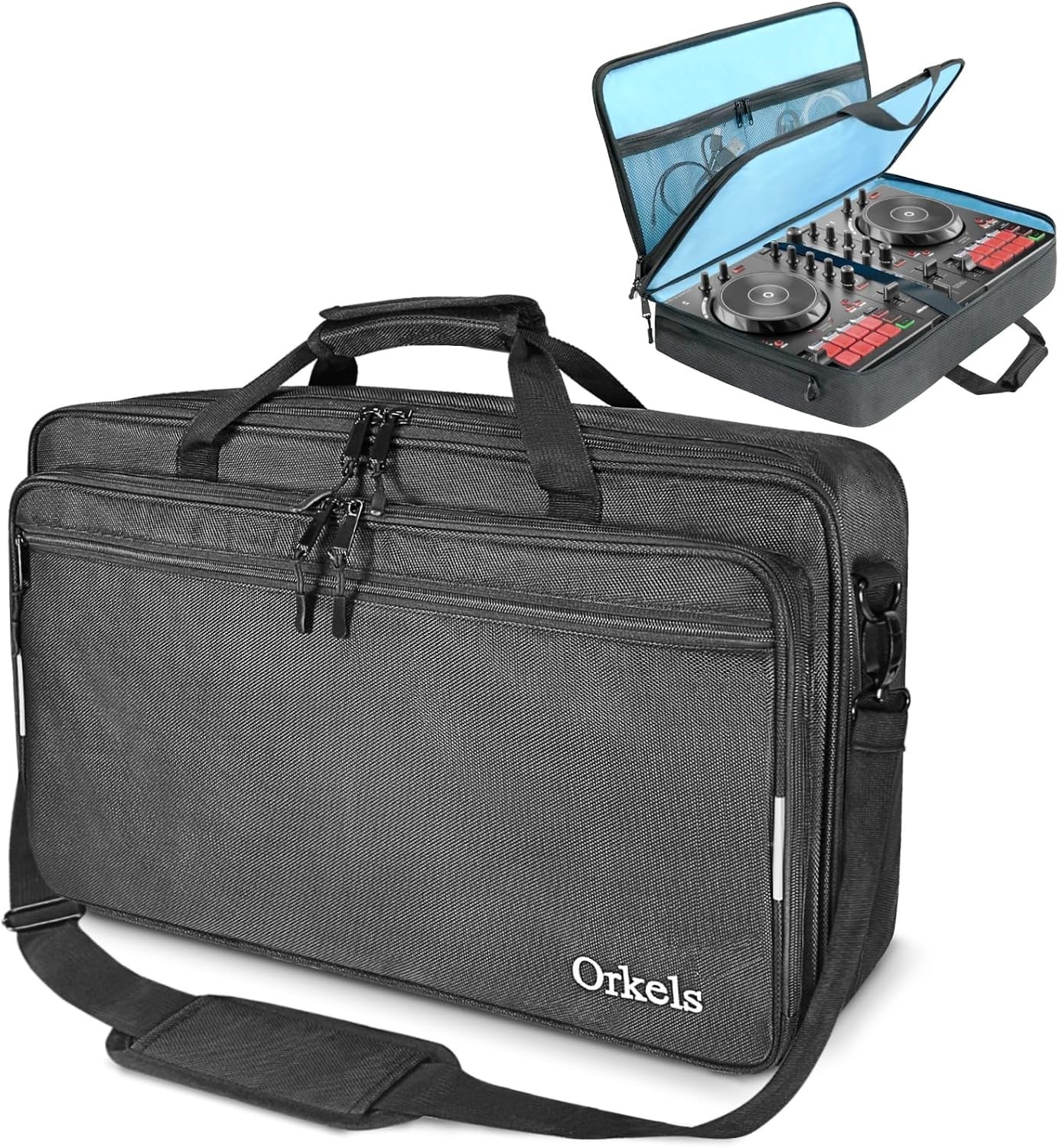 DJ Controller Bag for Pioneer FLX4, DDJ-400 & Similar (21.6" x 13" x 4.7")