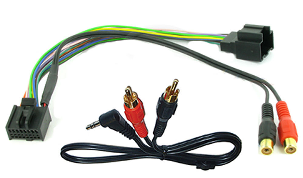 Saab AUX adapter lead 3.5mm jack input 9-3 9-5 car radio cable iPod CTVSAX001