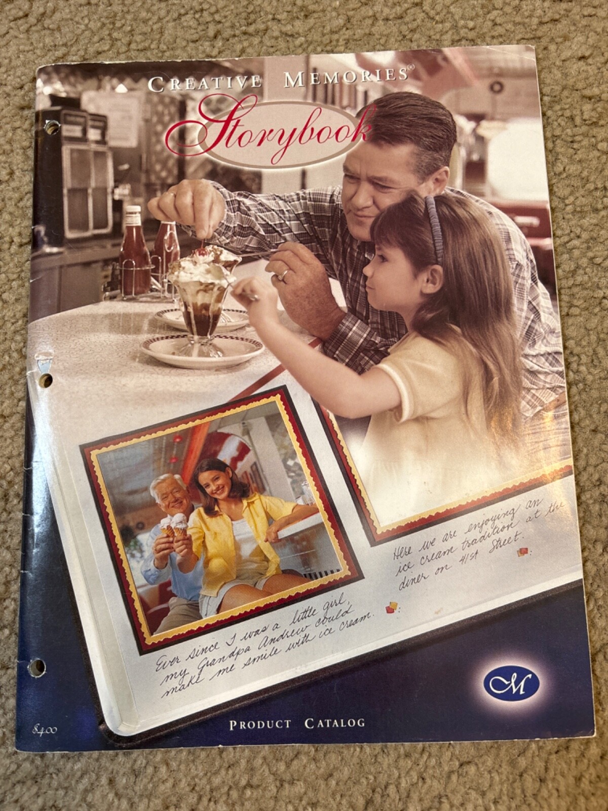 Creative Memories Storybook Product Catalog Consultant 2001
