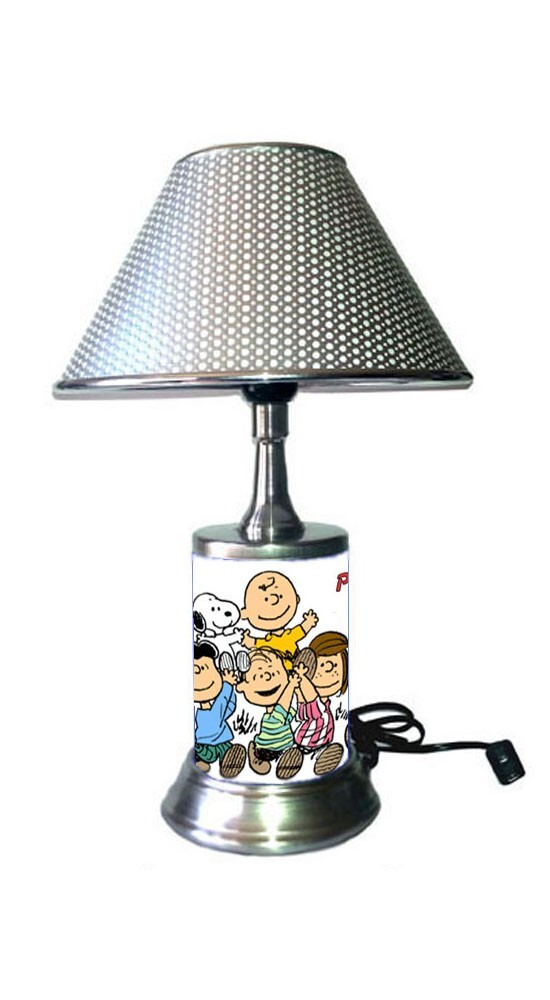 Peanuts Comics Characters Lamp Table Lamp with Shade Desk Light Room Decor
