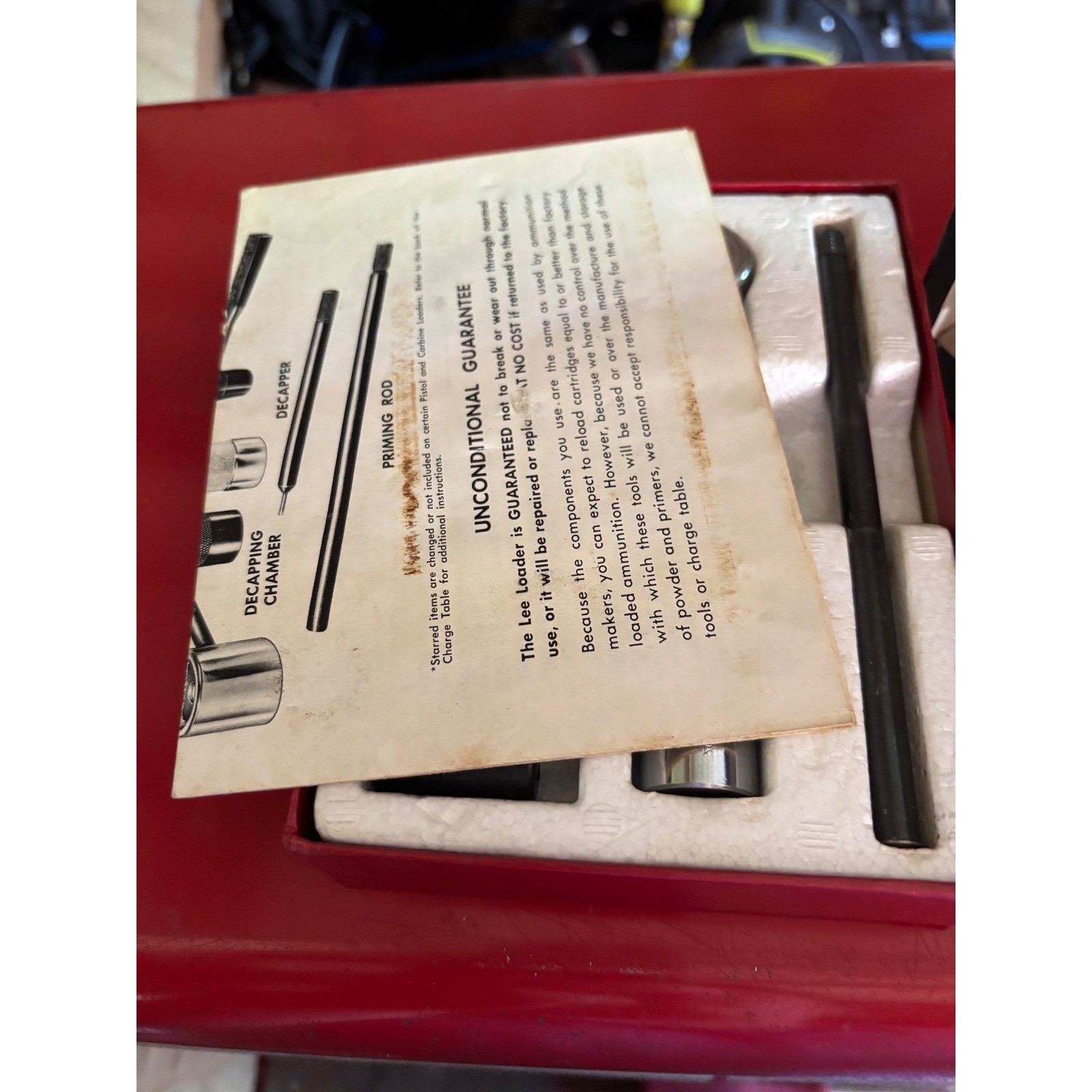 Vintage Lee Loader 30/06 Springfield Hand Reloading Kit Original Box Paperwork