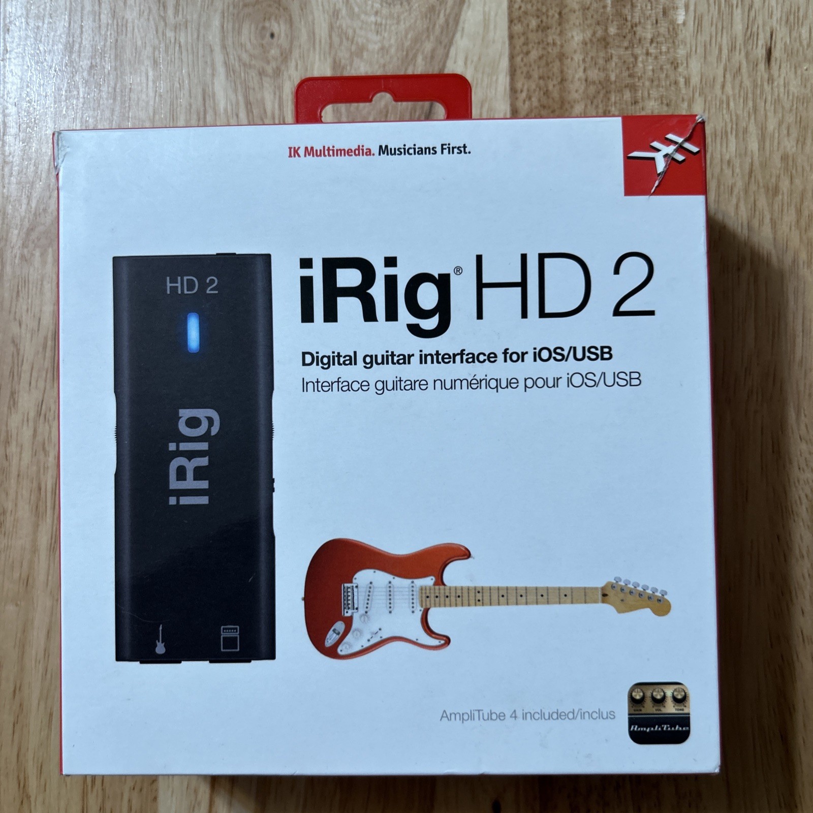 IK Multimedia iRig HD 2~Guitar Audio Interface for iPhone~iPad~Mac~iOS