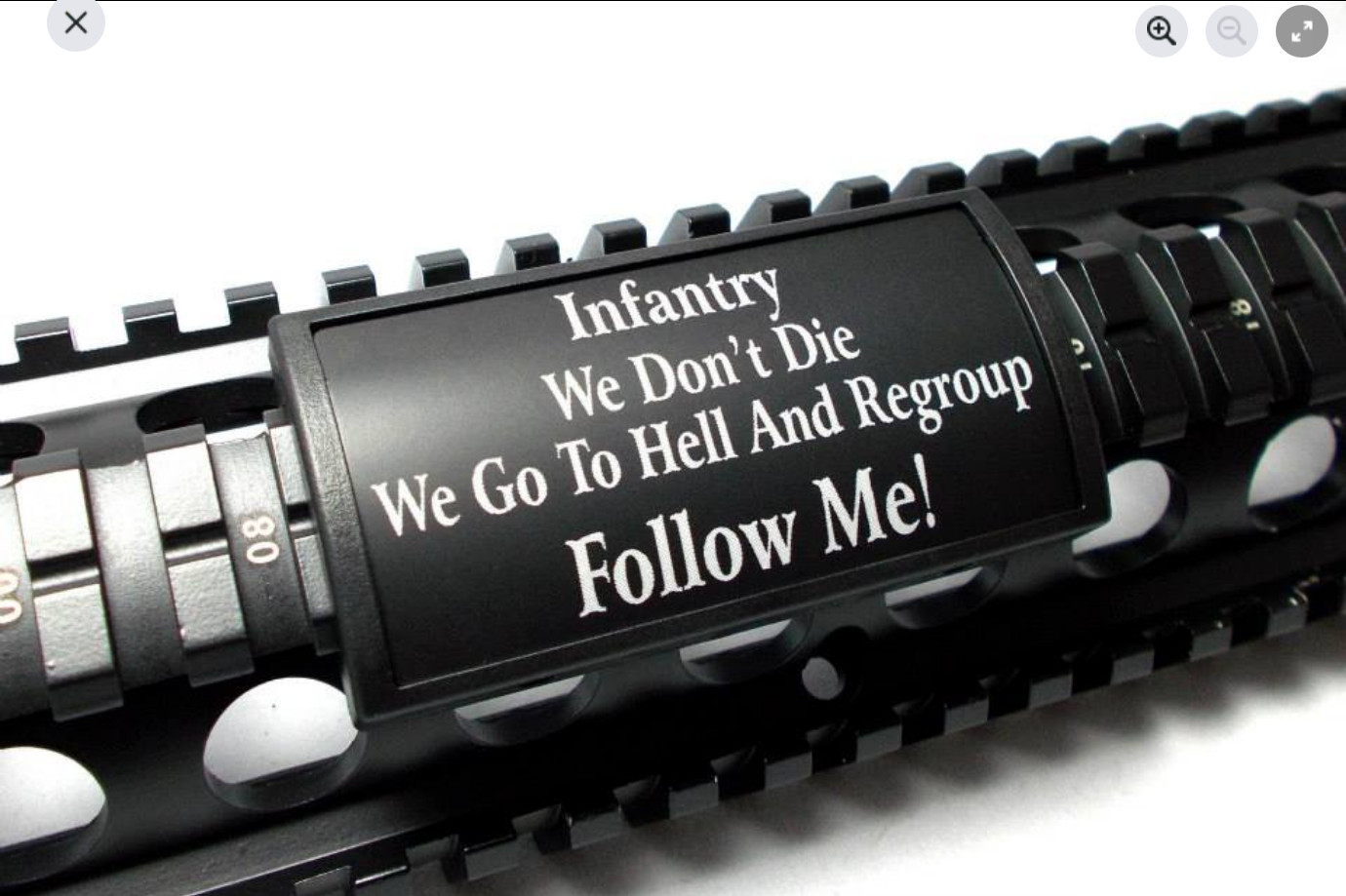 CGR Custom Gun Rails 1-3/8" x 2-3/4" Infantry Follow Me