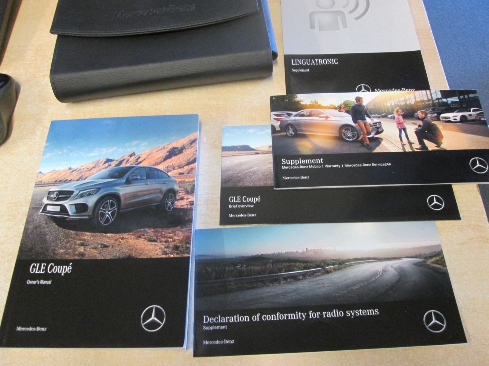 MERCEDES GLE COUPE OWNERS PACK / HANDBOOK / MANUAL + WALLET 2016-2019