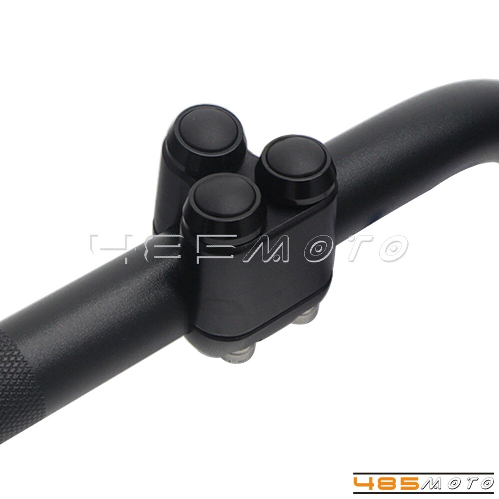 Pair/2PCS 7/8" Bar 3 Button Hand Control Momentary Switch Motogadget M-switch