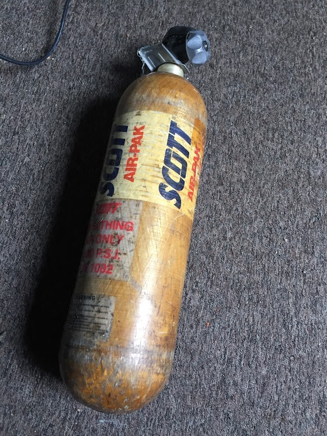 Scott Air Bottle Cylinder Tank TC-SU 4422-310 SCBA 30 min with Valve