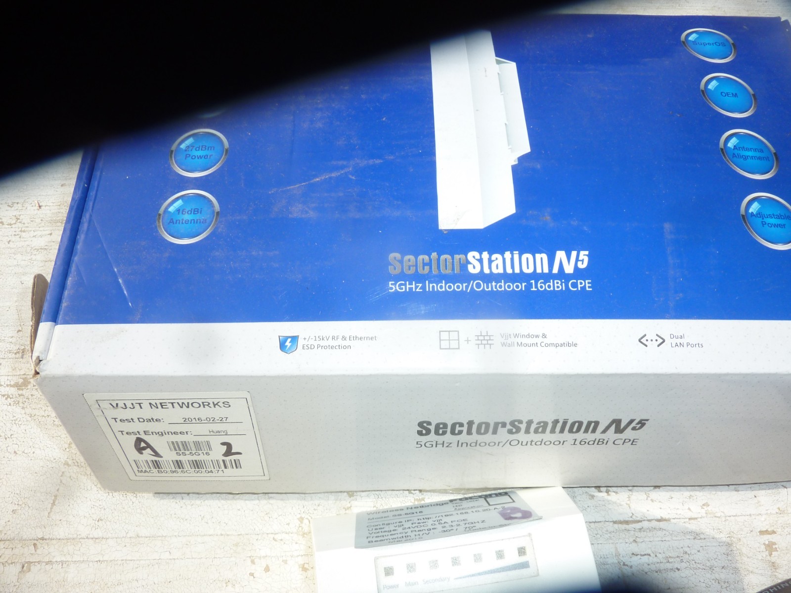Focono Wireless Netbridge Model SS-5G16 No Mounting Hardware
