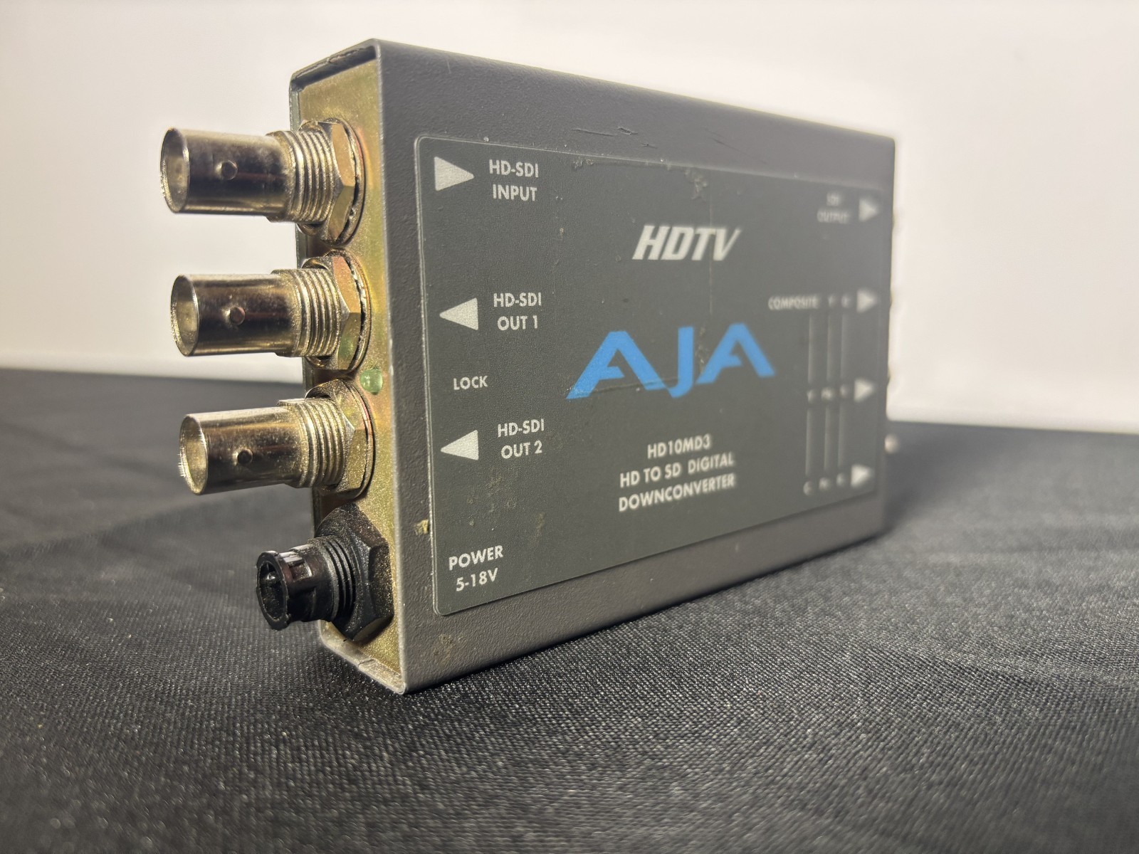 AJA HD10MD3 HD to SD SDI Mini Down Converter with Power Supply