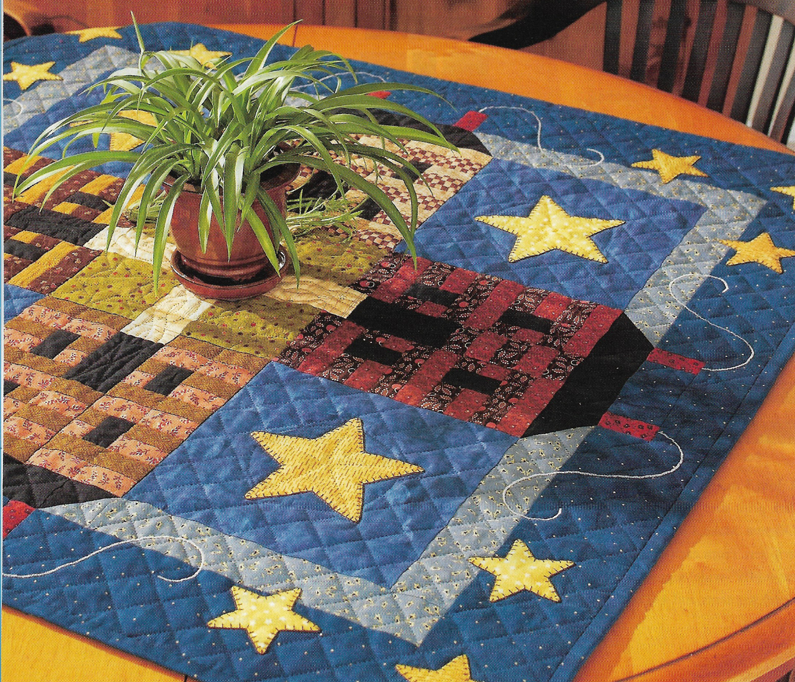 Frontier Nights Table Quilt quilting pattern instructions