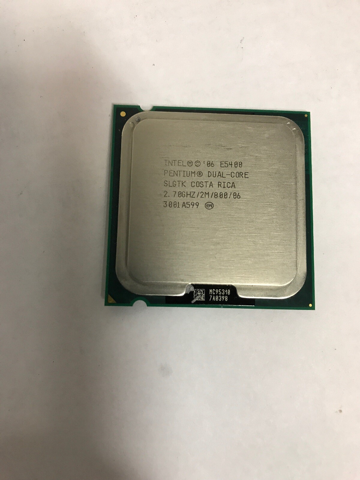 Intel Pentium Dual CPU Processor 2.70 ghz E5400 SLGTK Tested Working