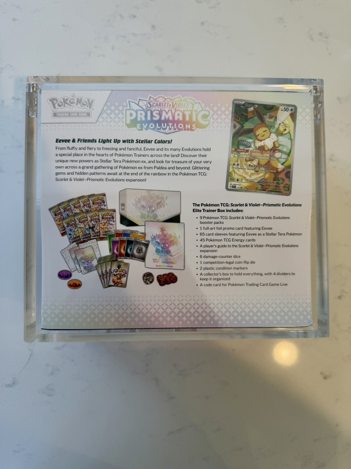 POKEMON ETB DISPLAY MAGNETIC CASE PROTECTOR ELITE TRAINER BOX UV Protected