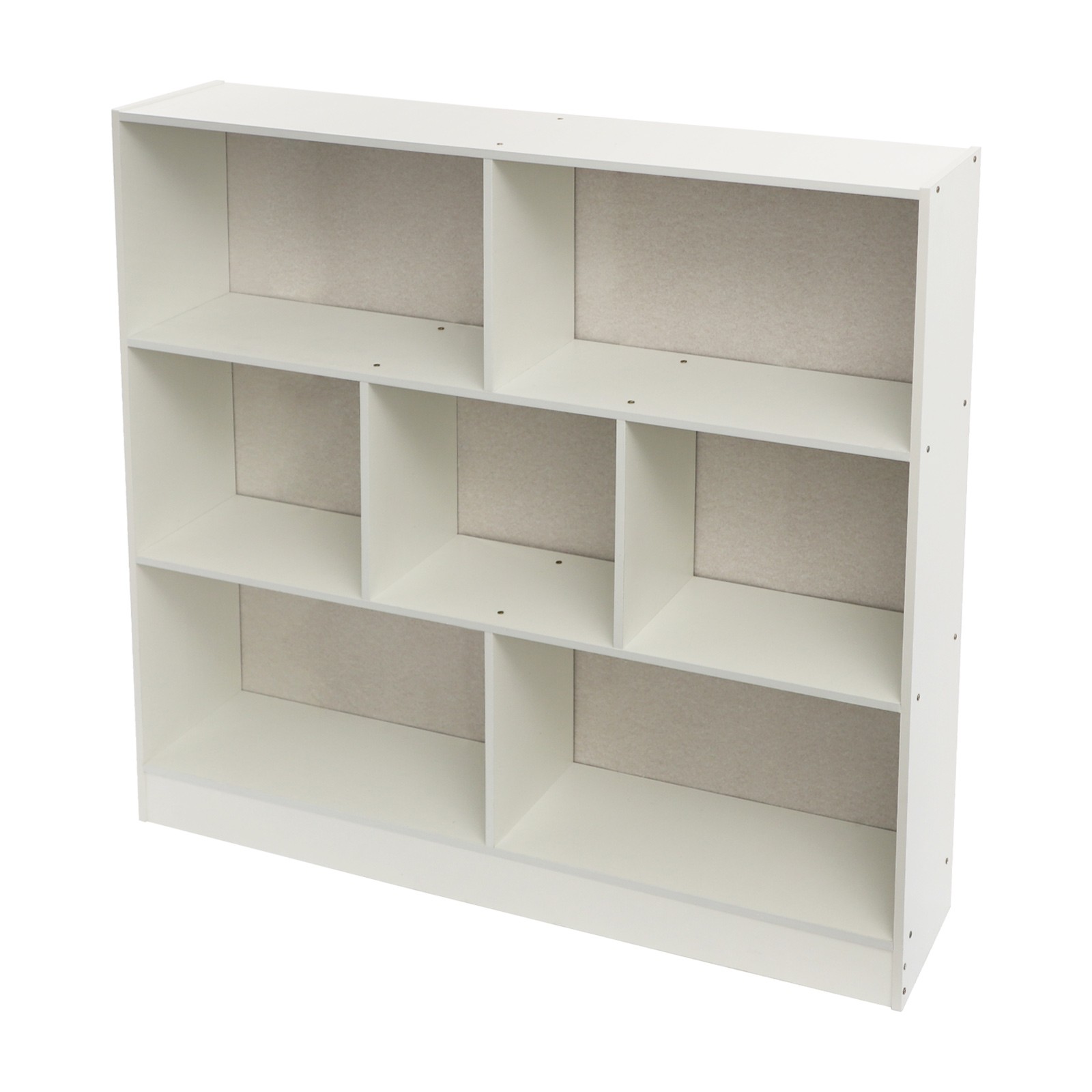 3-tier Open Shelf Bookcase 7 Cubes Storage Shelf For Home Organizer and Display