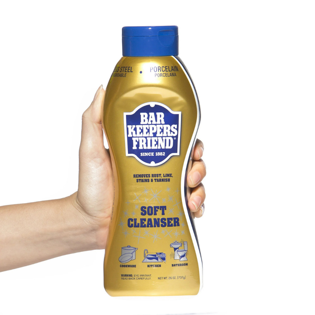 2 pack BAR KEEPERS FRIEND Soft Cleanser Liquid All-Purpose Cleaner - 26 oz