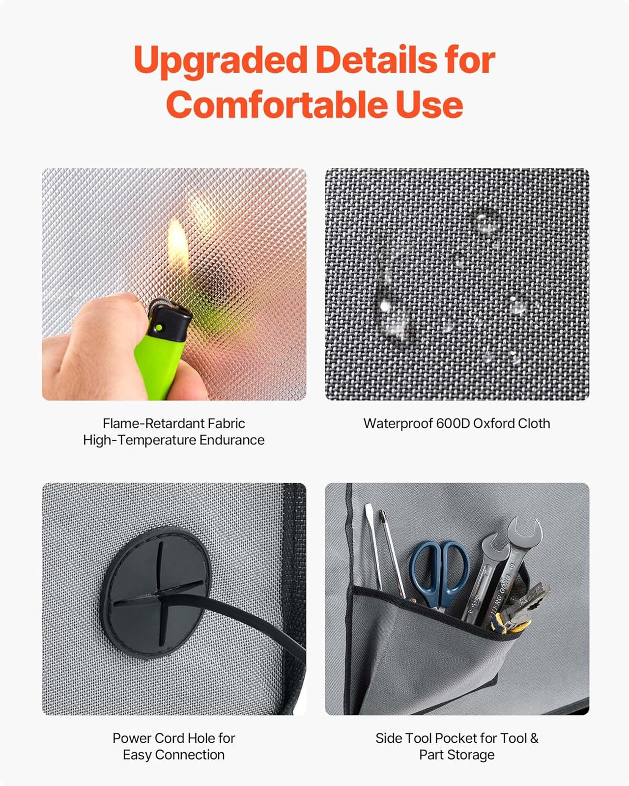 3D Printer Enclosure with Ventilation Dustproof Waterproof Oxford Cloth