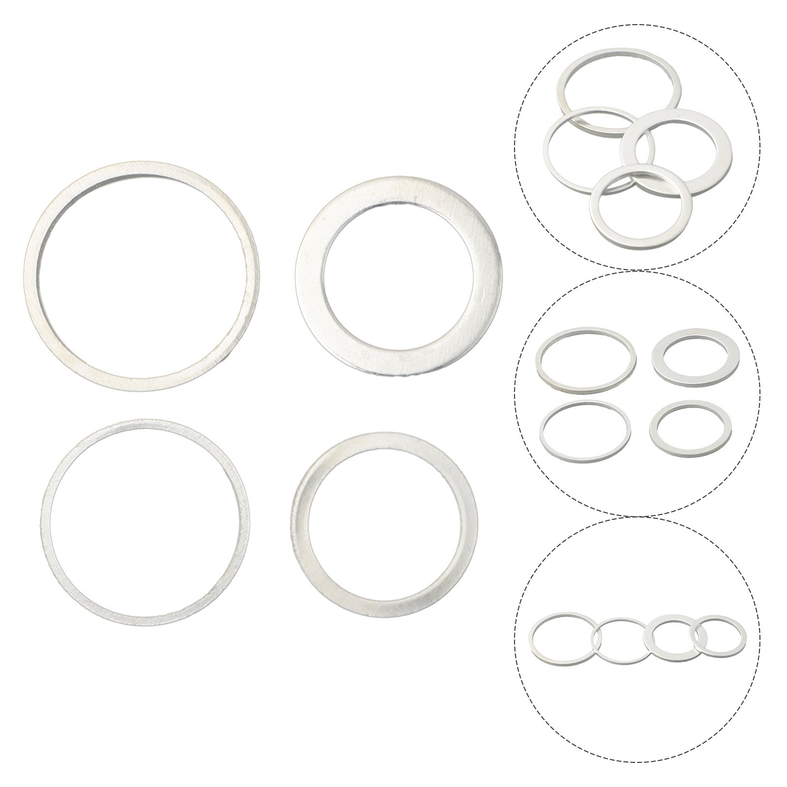 Saw Ring Circular 4 Sizes Conversion Ring High Quality Metal Reduction Ring Set