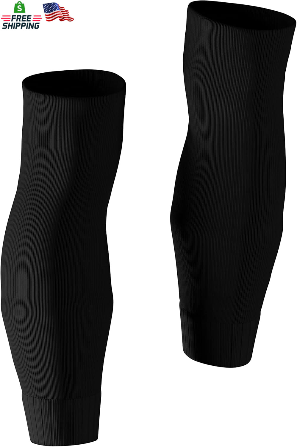 Leg Sleeve Over 20 Colors Compatible with Soccer Football Hockey Grip Socks