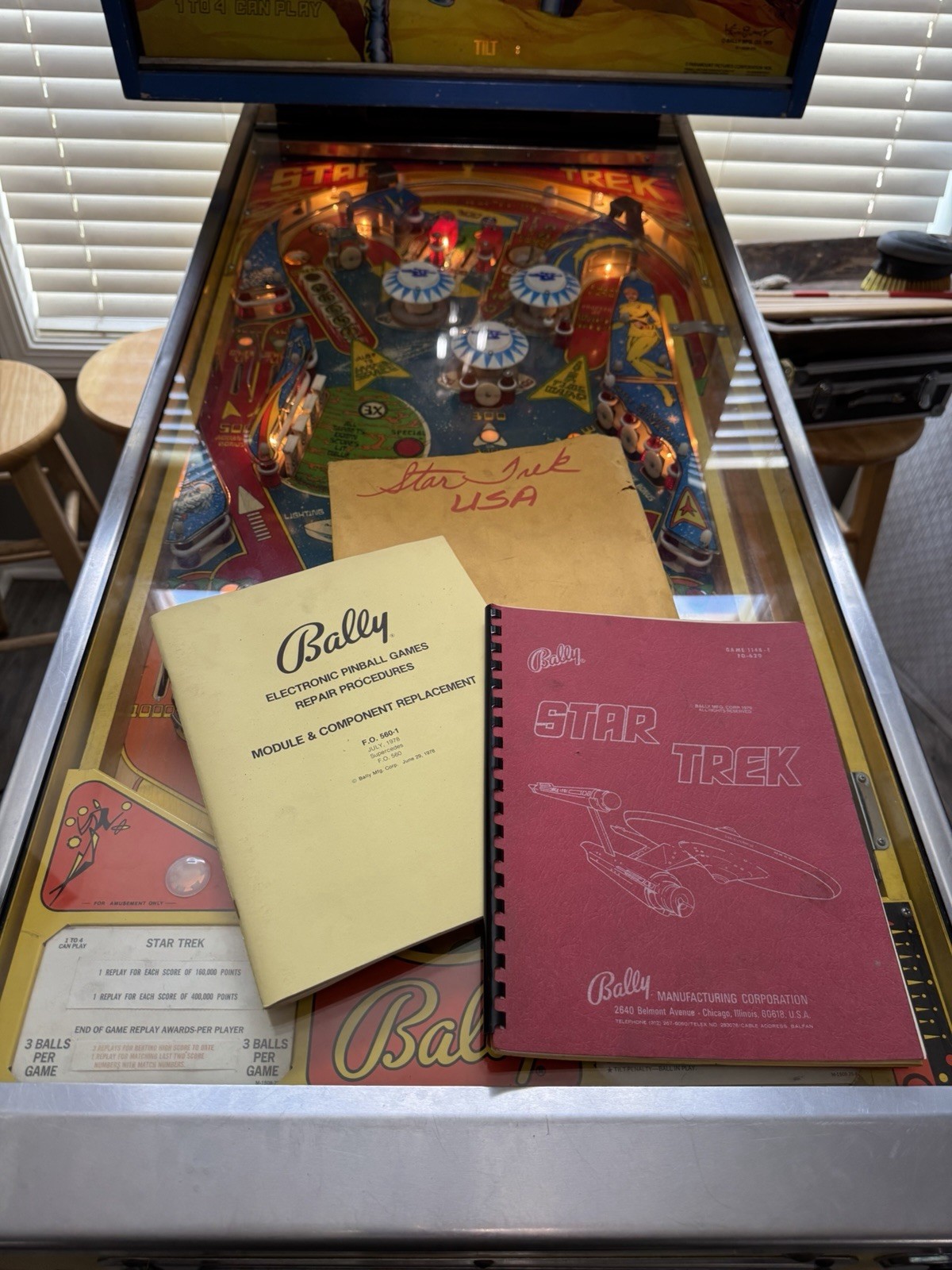 1978 Bally Star Trek Pinball Machine