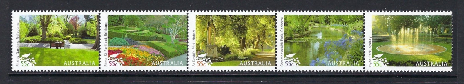 AUSTALIA #3108b MINT, NH HORIZONTAL STRIP OF 5