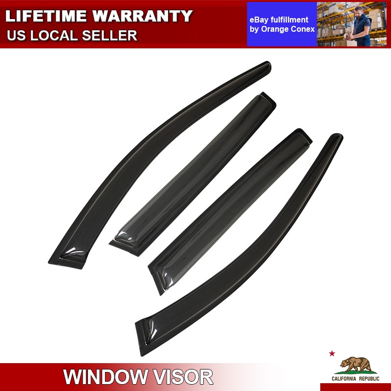 For Ford Edge 2015-2024 In-Channel Vent Window Visors Wind Guard Deflector