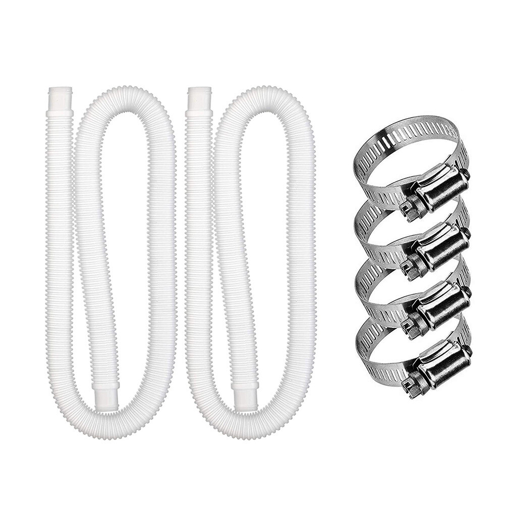 2PCS For Intex 1.25" Diameter Accessory Pool Pump Replacement Hose - 59" Long