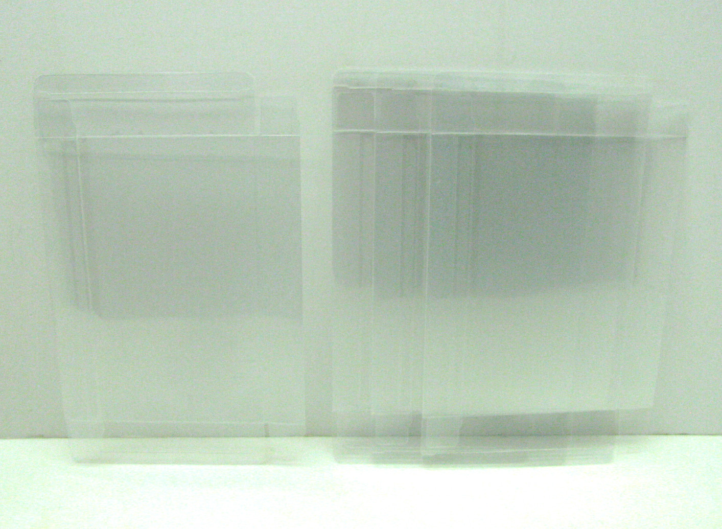 10x Clear Plastic Protective Box Protector Sleeve Case For Sega Genesis Cib Game