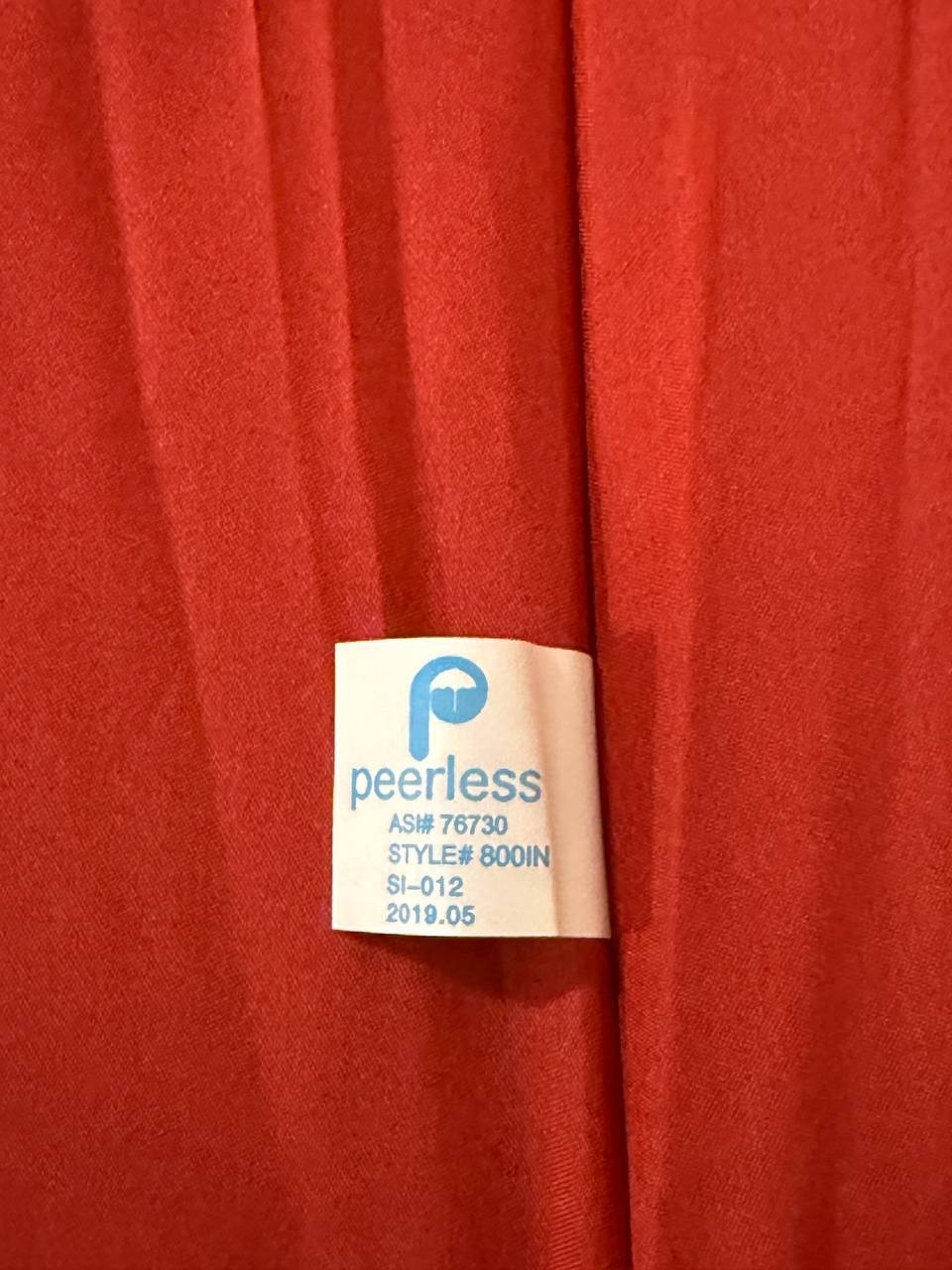 PEERLESS 800IN Umbrella Black Auto Open/ Auto Close. 48” Diameter When Open.