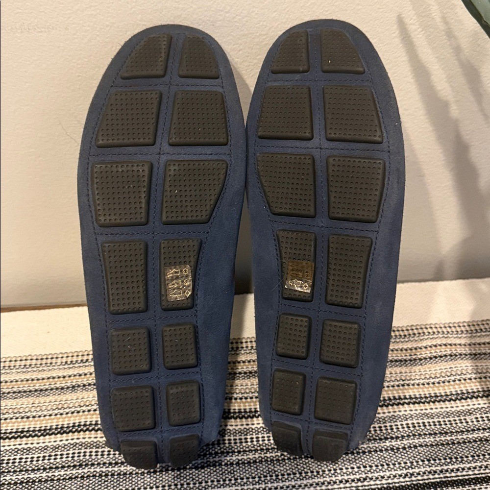 Jack Rogers Men's Blue Suede Loafer Slip on Shoe - Size 7
