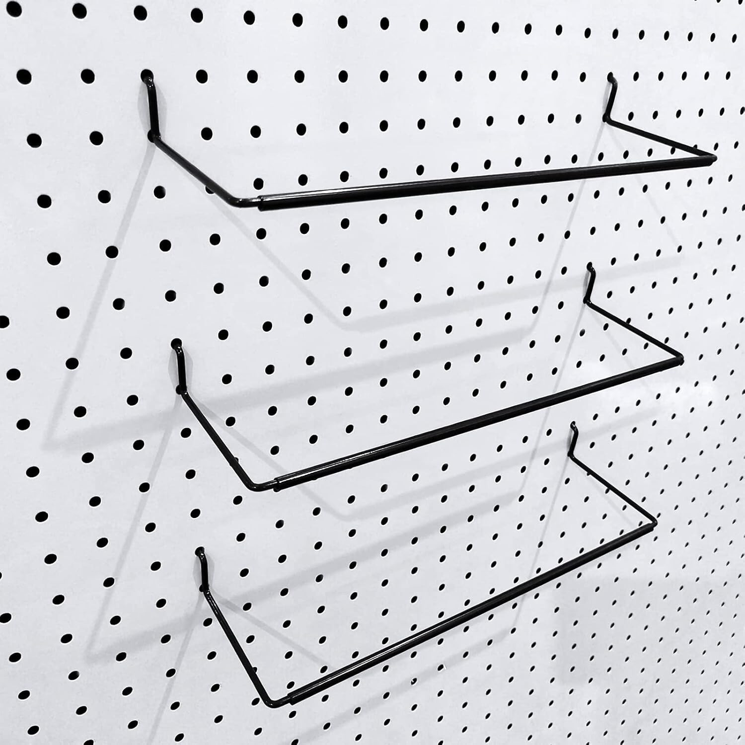 5 Pack Extendable Pegboard Paper Towel Holder,Pegboard Hook for Workshop,Garage,