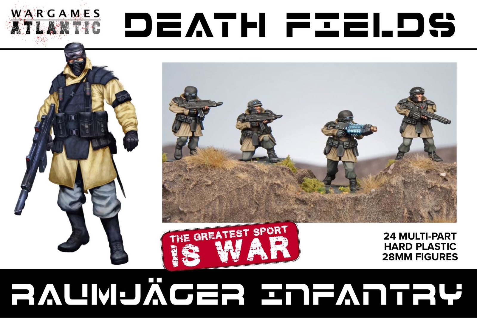 Death Fields: Raumjäger Infantry by Wargames Atlantic