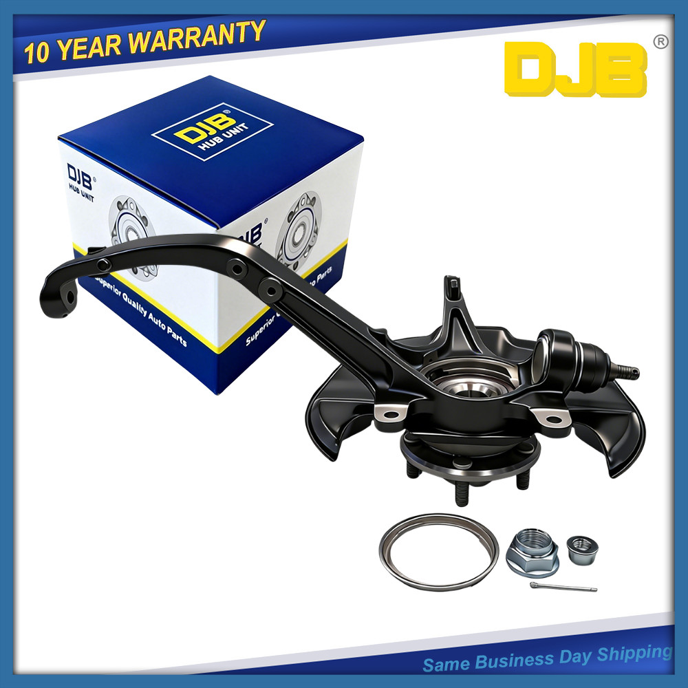 Front Left Steering Knuckle+Wheel Bearing Hub for 2009-12 Honda Accord Acura TSX