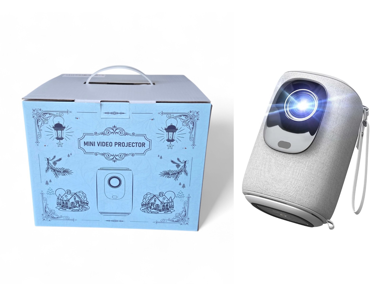 New ONOAYO AY2Pro Mini Projector WiFi Bluetooth 1080P Portable Home Theater