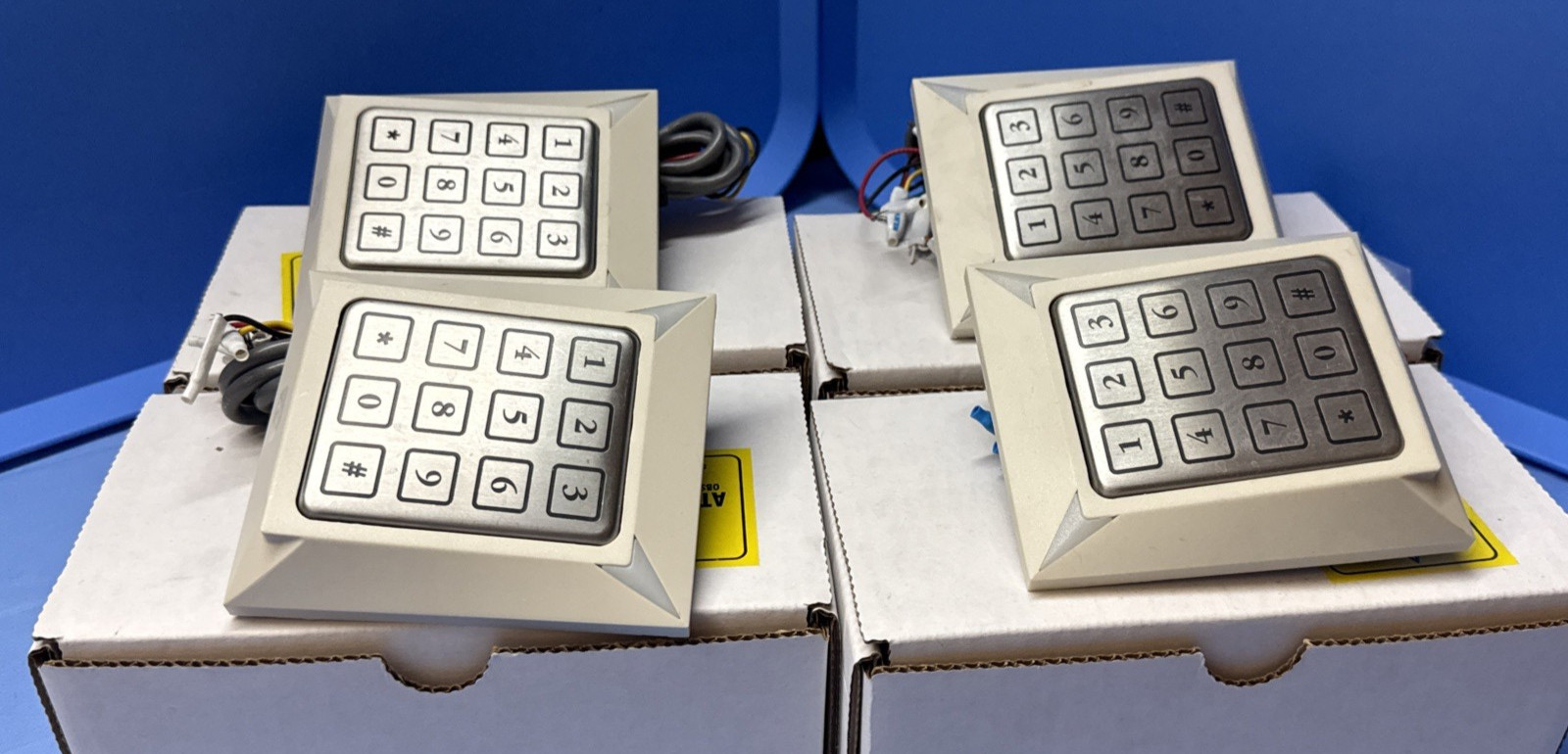 Keri Systems Incorporated P-600-H Pyramid Rocky Proximity Reader LOT OF 4 USED