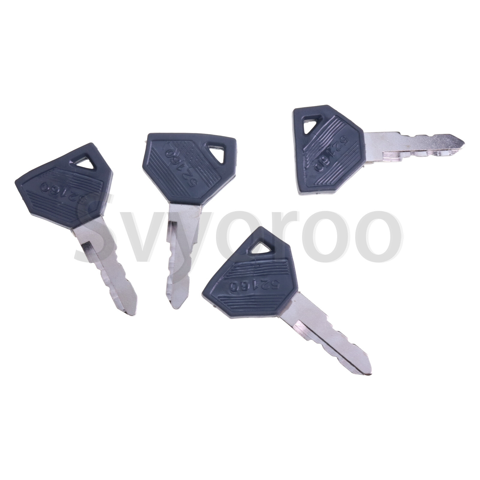 4Pcs Ignition Keys 198360-52160 For Yanmar B7-6 VIO25-6A VIO80-1A SV100-2B