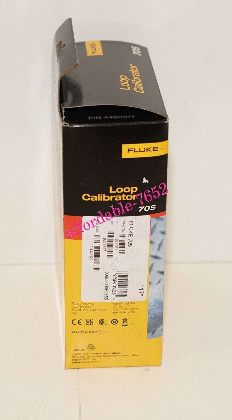 NEW FLUKE 705 LOOP CALIBRATOR SOURCE SIMULATE OR MEASURE DHL or FedEx