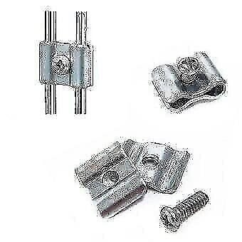 Gridwall Joining Clips Connectors for Wire Grid Panels and Grid Wall - Chrome...