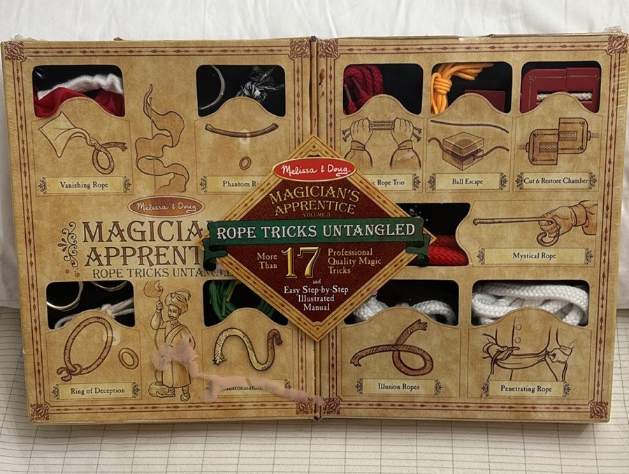 Magician’s Apprentice Volume 3 Rope Tricks Untangled Melissa and Doug 4059 NEW