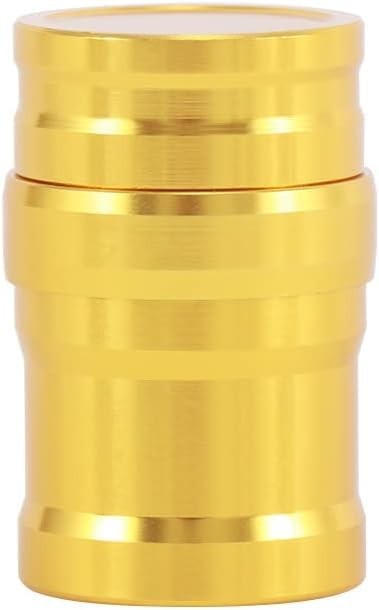 Gold Portable Metal Mini Alcohol Lamp, 10ml Liquid Lighter Stoves Tools, Mini...
