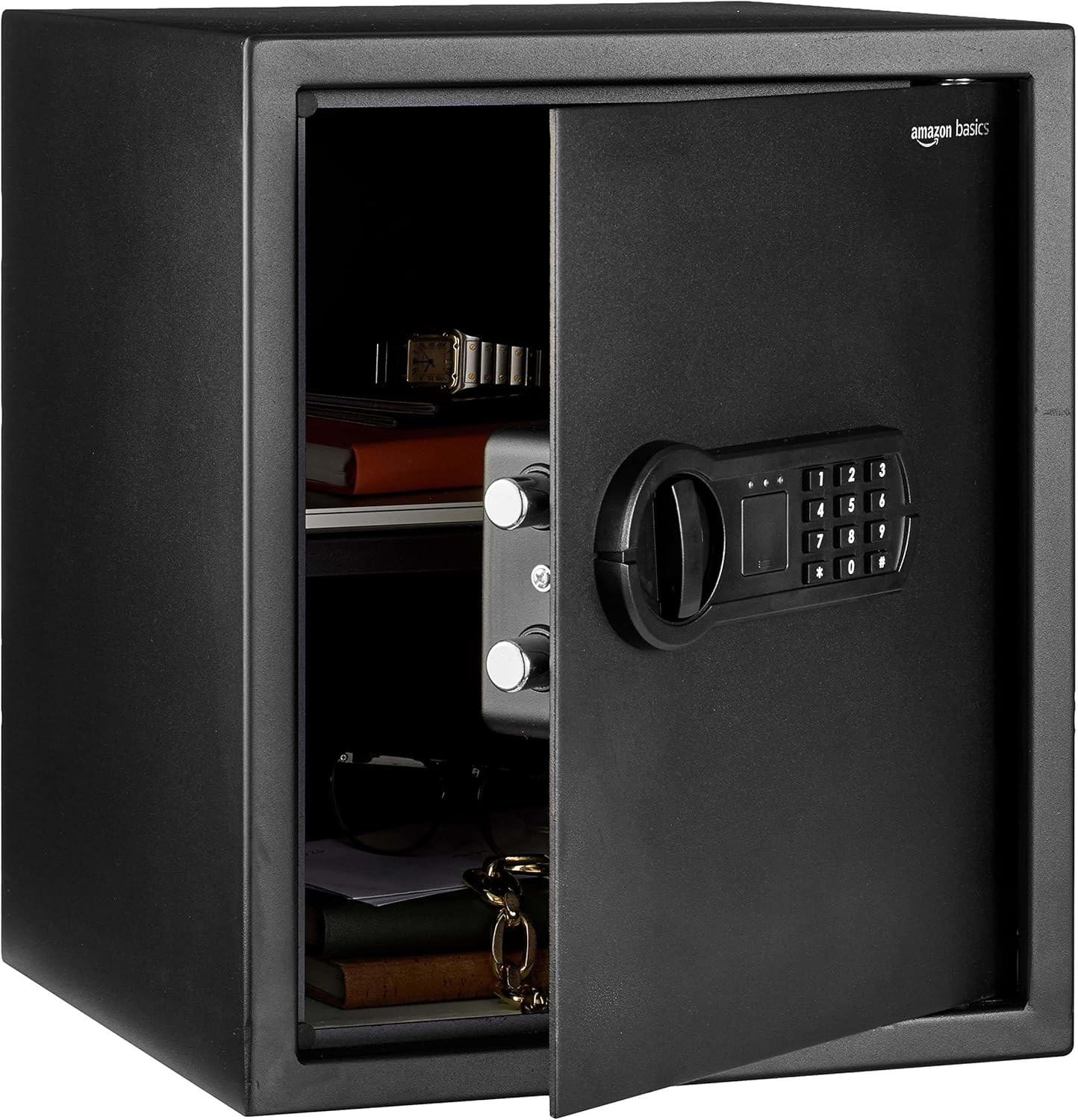 Steel Home Security Electronic Safe with Programmable Keypad Lock for Documents,