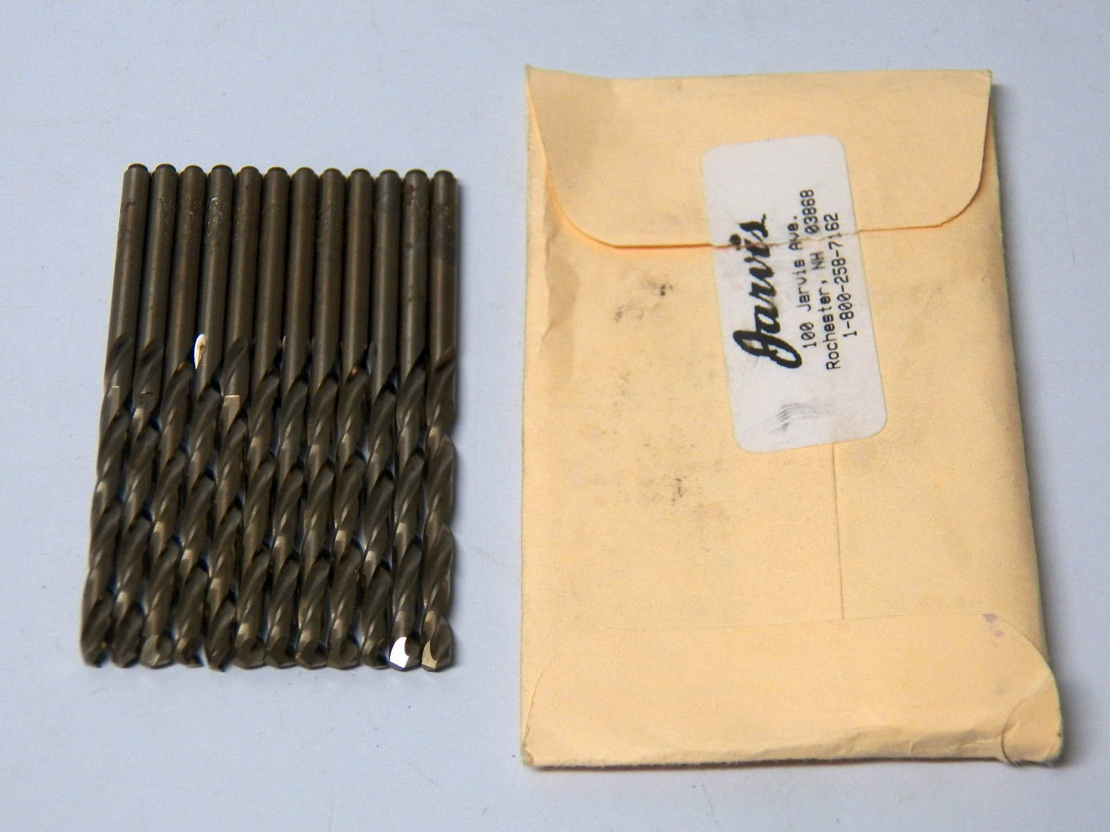 6 Piece Jarvis #27 (1440") Drill Bits - HSCO Cobalt - American Made .......(C-4)