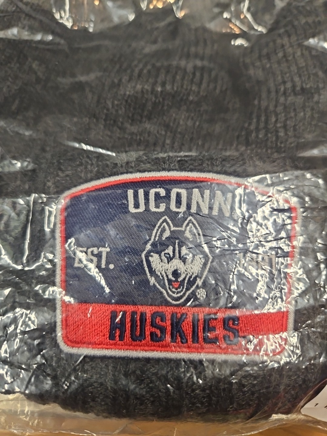 UConn Huskies Winter Hat Grey by Zephyr