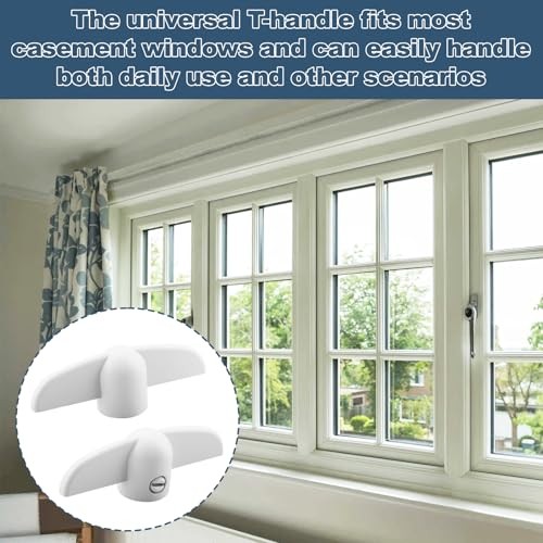 Casement Window Operator Handle H 3715,3/8" Window Crank Handle Withe