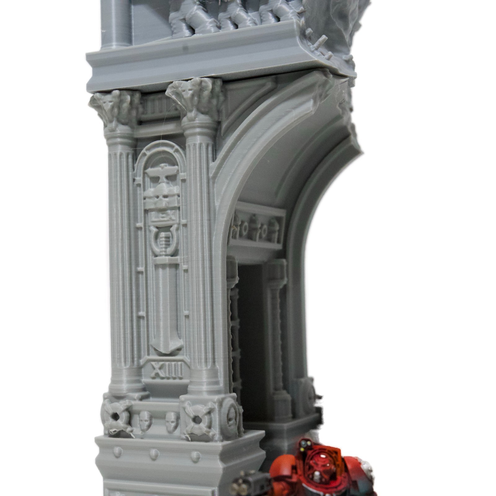 Zorpsector Rome - Sci-Fi Wargaming Triumvate Arch Ruin: 3D Printed