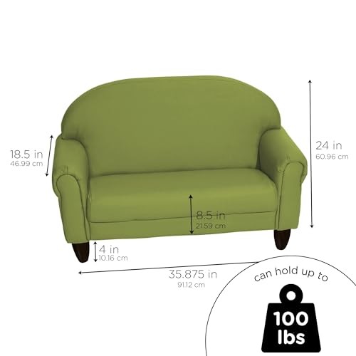 As We Grow Toddler Flexible Seating for Daycare or Preschool, Kids Sage Sofa