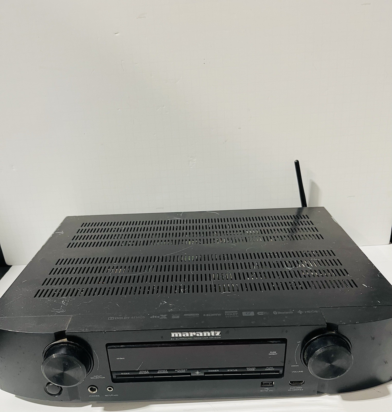 Marantz NR1609 7.1 Channel AV Receiver Black As Is/ For Parts No Power