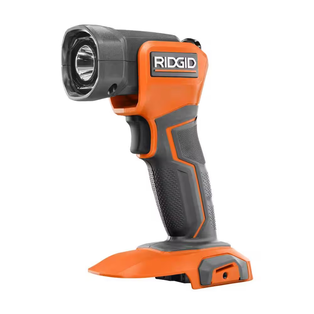 RIDGID 18V Cordless LED Work Light Flashlight Handheld Spotlight Bare Tool Only