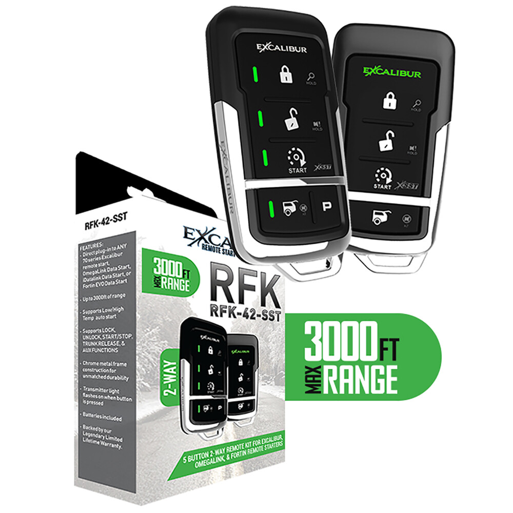 Excalibur Alarms Rfk-42-Sst Omega Multipurpose Remote Kit: 2-Way 5-Button Rf