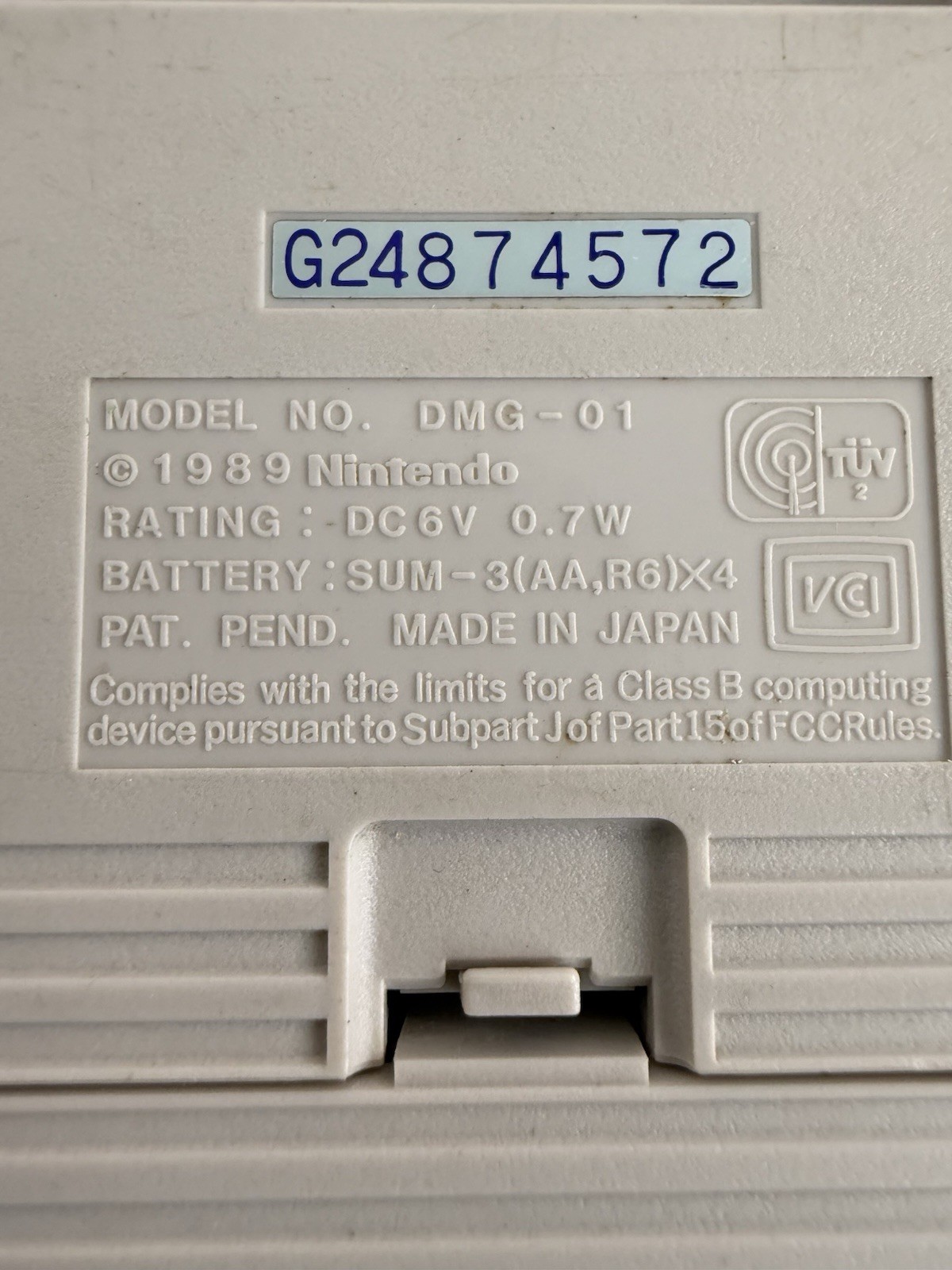 TURNS ON - Original Nintendo Game Boy Handheld Console Only (Not Game Tested)