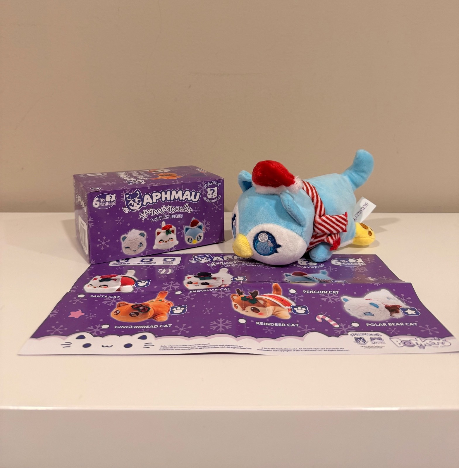 Aphmau MeeMeows Mystery Limited Edition HOLIDAY SERIES 6" Cat Plush You Choose