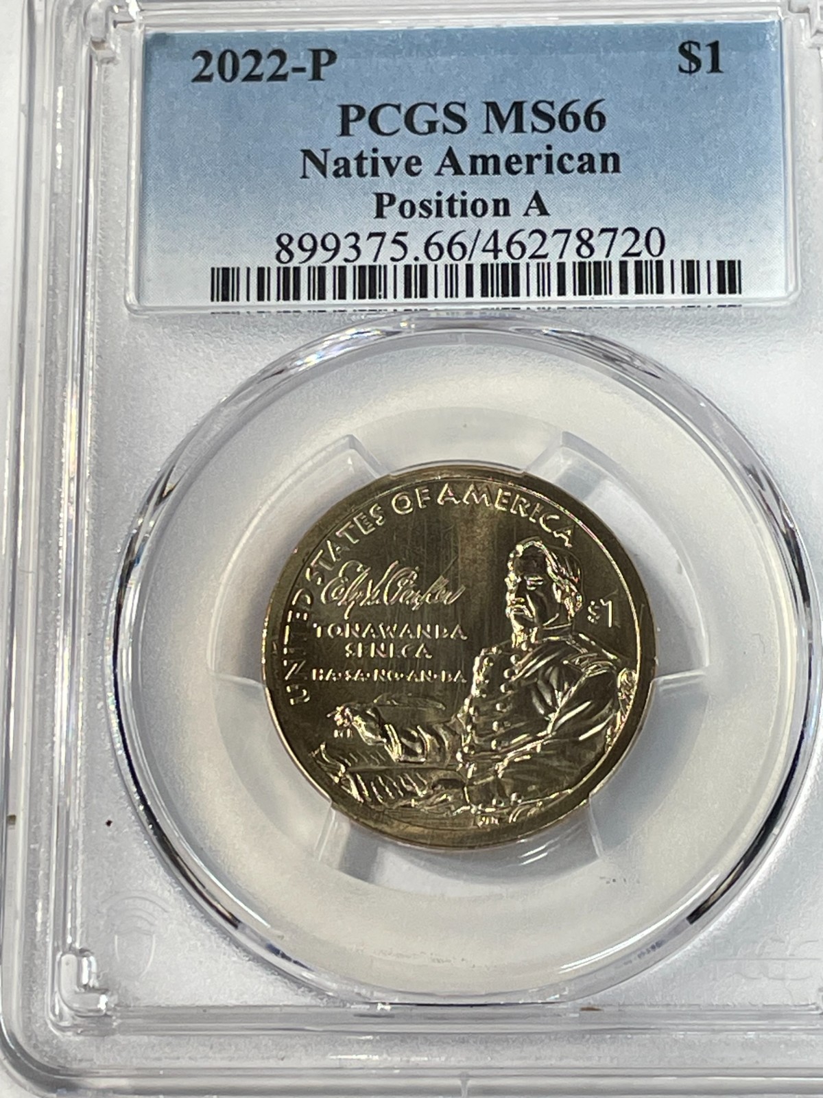 2022 P Position A Native American Dollar PCGS MS66